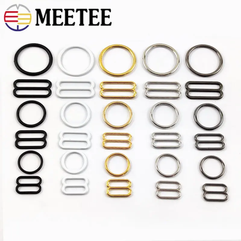 6mm Inner Diameter Silver DIY Doll Clothes Metal Sewing Bra