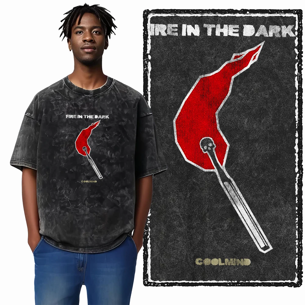 U5 100 % Baumwolle, säuregewaschen, cooles Streetwear-Druck, Unisex-T-Shirt, große Größe, cooles Vintage-Männer-T-Shirt, cooles T-Shirt für Männer – Detail 3
