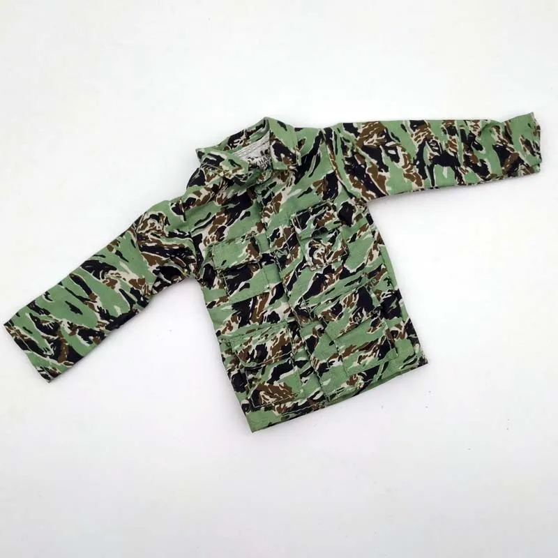 

1/6 Scale Green Camouflage Jacket Suit Clothes Model for 12in Action Figure Doll Toys