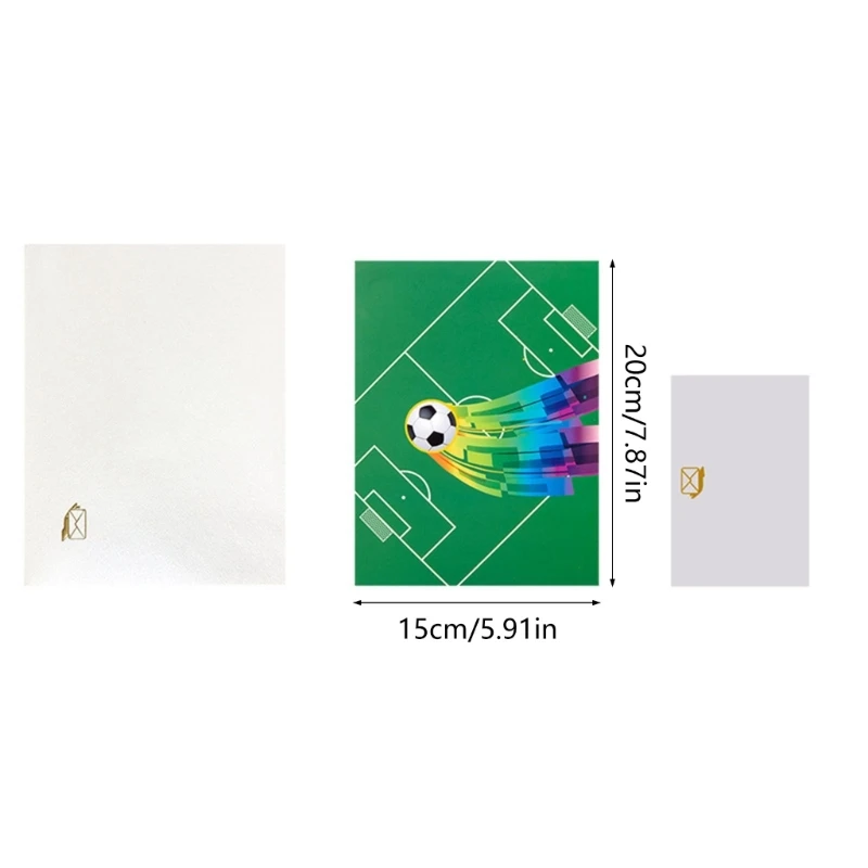 Football Handmade 3D Popup Card Popup Greeting Card Sports Card Happy Birthday Card Father Day Cards with Envelope greeting cards
