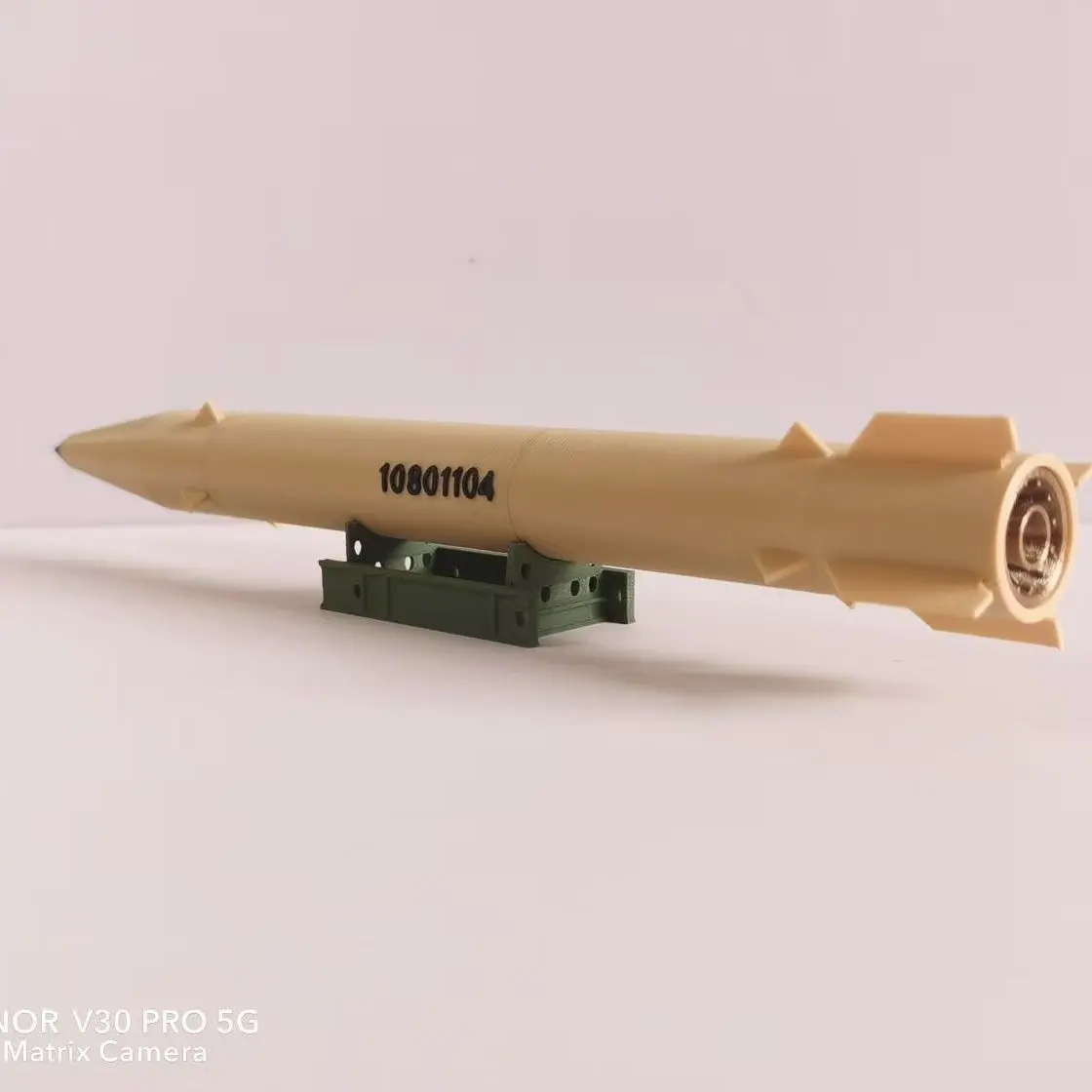 3D 프린팅된 이란 Fateh-110 미사일 모형, True Promise-4 고체 연료 단거리 미사일, 수집용 DIY 조립 장식품