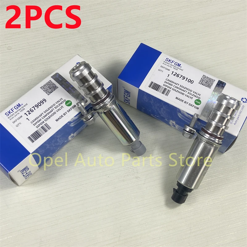 2PCS Engine Variable Valve Timing Solenoid Valve 12679099 12679100 For Buick New Regal Chevrolet Opel Vauxhall Cadillac GMC