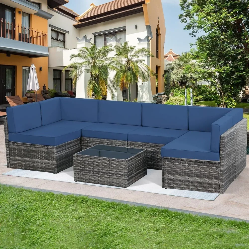 7 Piece Outdoor Patio Furniture Set 3