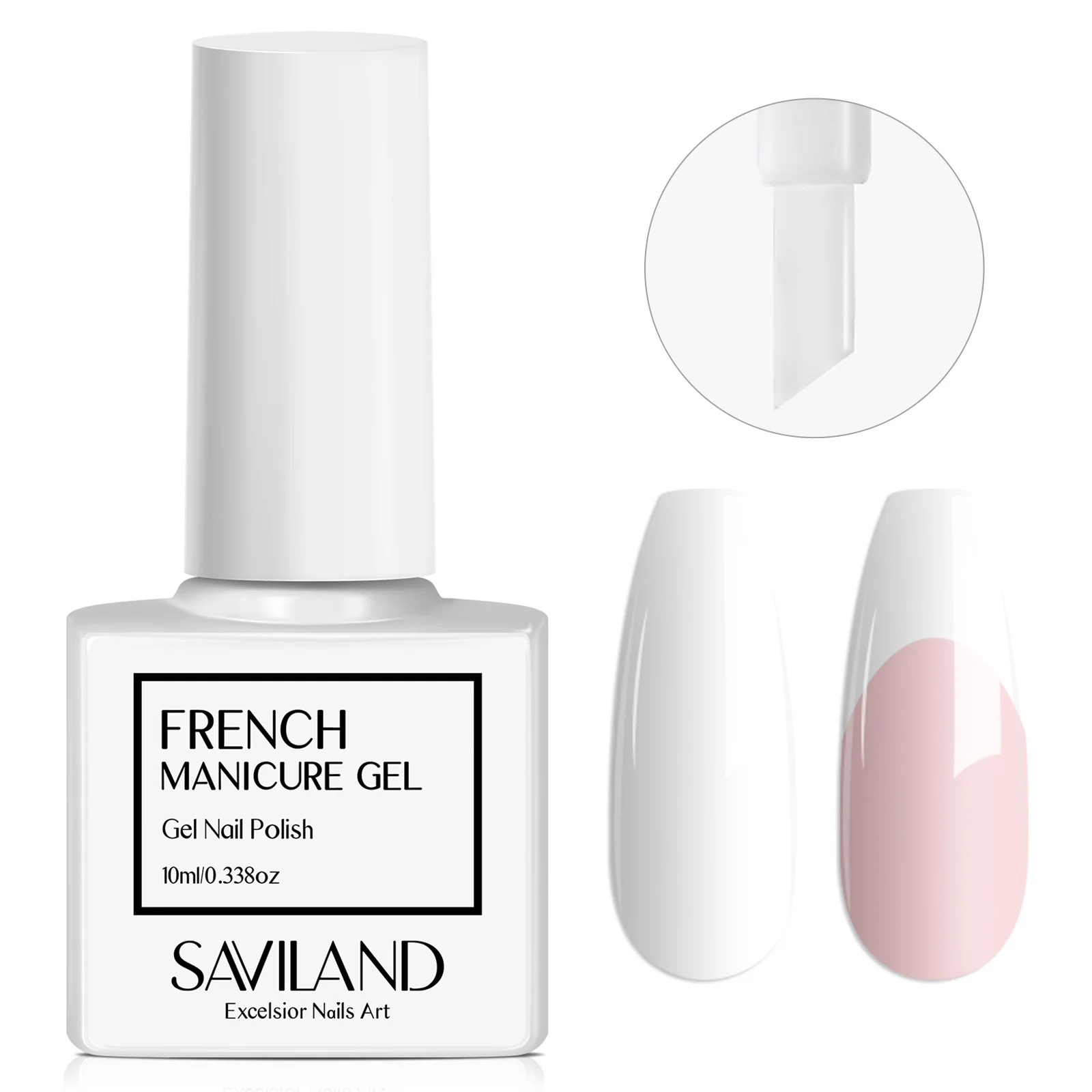 10ml Gel Nail Polish French Extension UV LED Gel French Tip Nail Art Supplies For Manicure Art Starter