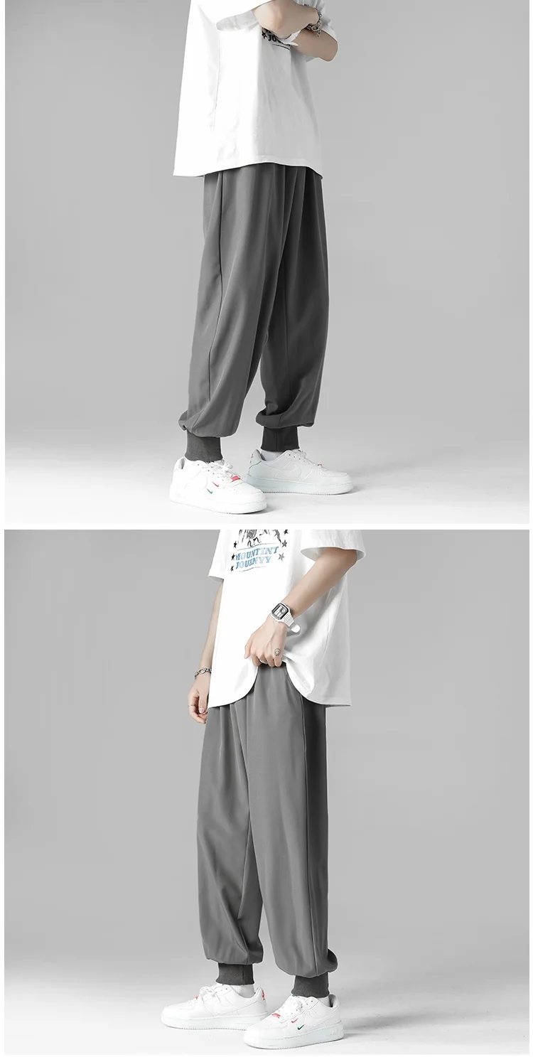 Zongke Ankle-Length Joggers Men Pants Harem Chinese Size 5XL Leggings Sweatpants Men Trousers Fashion 2022 Spring New Arrivals mens harem joggers