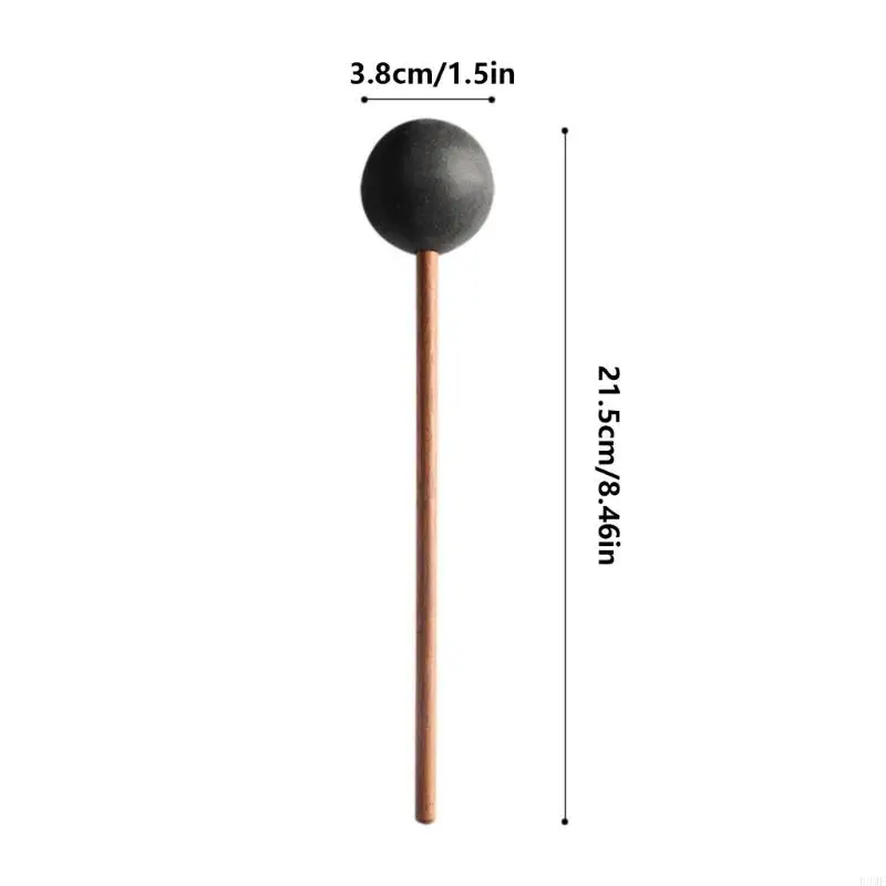 R3ME Friction Gong Mallet Round Head Large Gong Wand For Sound Healing Tool Enduring