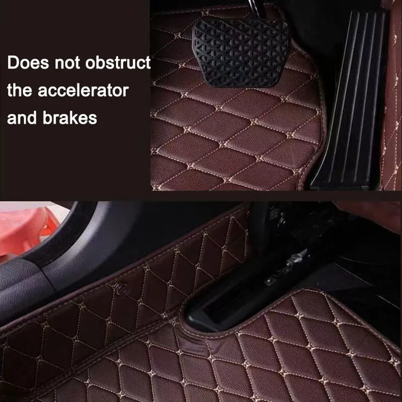 Kaufe Universal Auto Fußmatten Staubdicht Wasserdicht Auto Boden Teppich  Liner Luxus Auto Innen Vorne Hinten Boden Matte