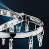 10/18/32 Clip Stainless Steel Drying Basket Multifunctional Hangers for Clothes Underwear Drying Rack Multiple Clip Socks Hanger 5