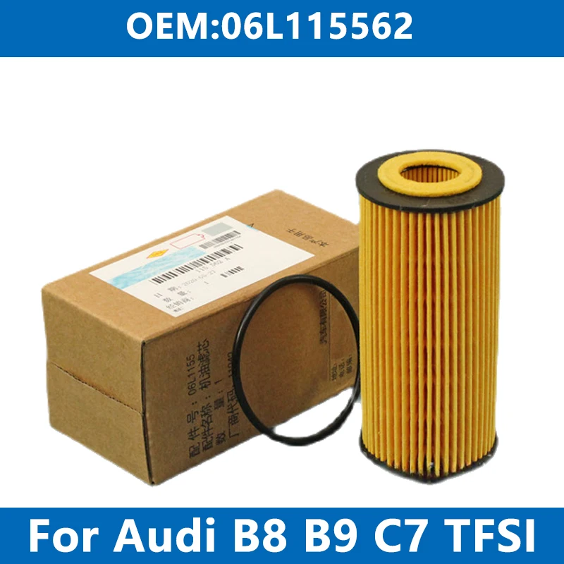 

Car Oil Filter Kit 06L115562 For Audi B8 B9 C7 A1 A3 A4 A5 A6 A7 Q3 Q5 Q7 TT 1.8TFSI 2.0TFSI Engine Oil Filters