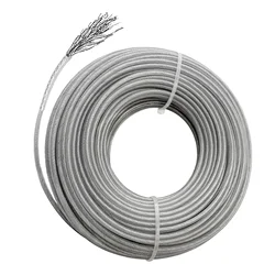 Durable Nylon Grass Trimmer Line with Steel Core - Strong & Wear - Resistant - 2.4mm (15m)