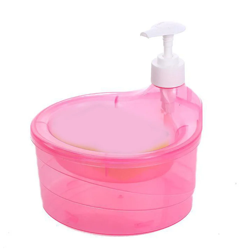 

Wash Sponge Dish Brush Automatic Cleaning Tools Kitchen Dishwasher Outlet Box PE Material Soap Dispenser Durable