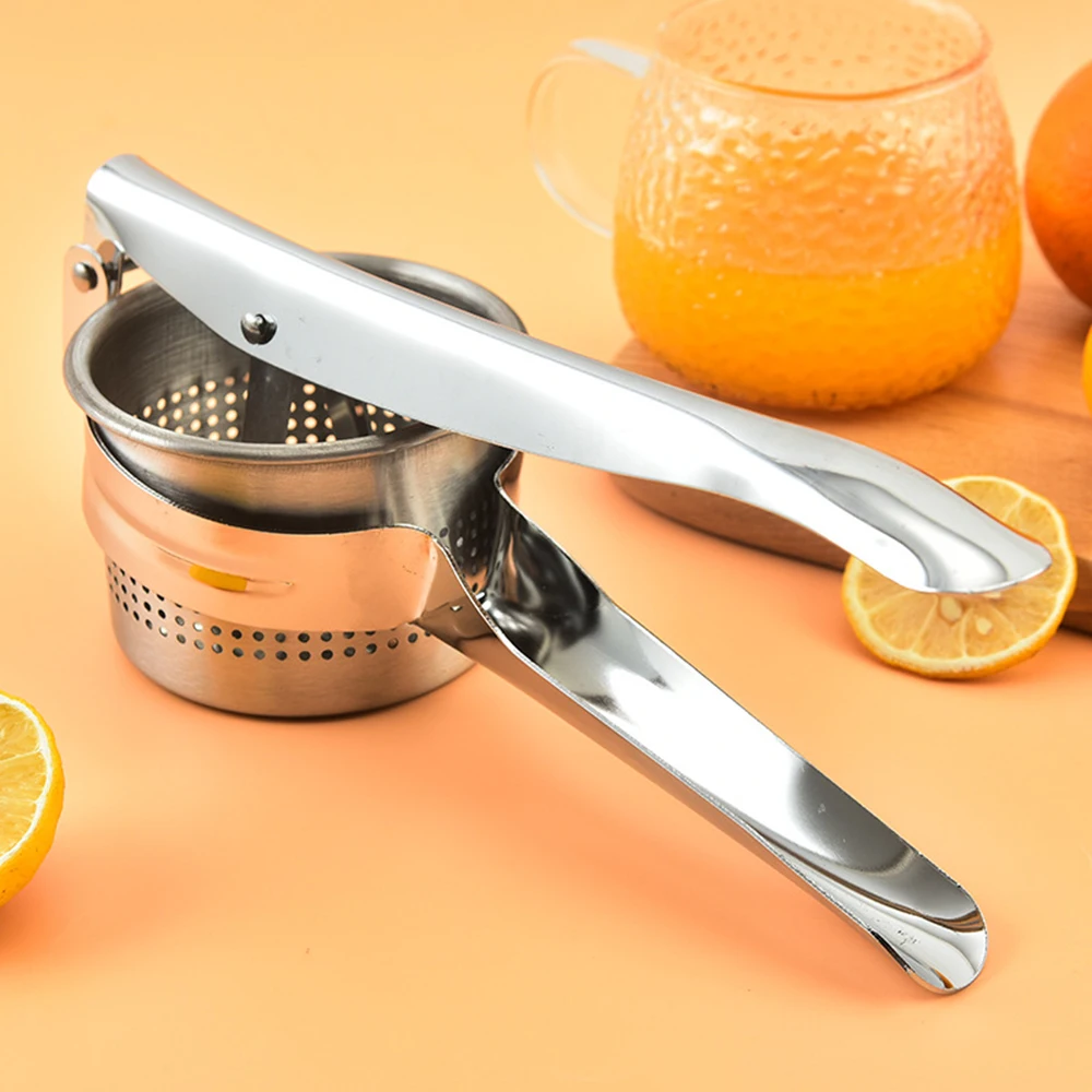 Masher Ricer Press Mashed Potatoes Stainless Steel Crushing Puree Fruit Vegetable SqueezerJuicer Press Maker Kitchen Tools