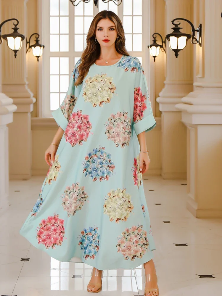 Arab  Ramadan fashion beaded dress