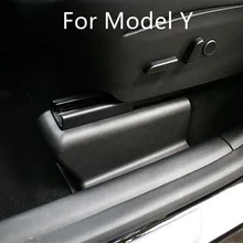 

For Tesla Model Y Seat Under Support Protection Corner Door Sills Anti-Scratch Protection Cover Model Y Accessories