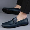 Luxury Brand Mens Loafers Fashion Spring Autumn Casual Shoes New Comfy Men Driving Flats Genuine Leather Moccasins Walking Shoes 1