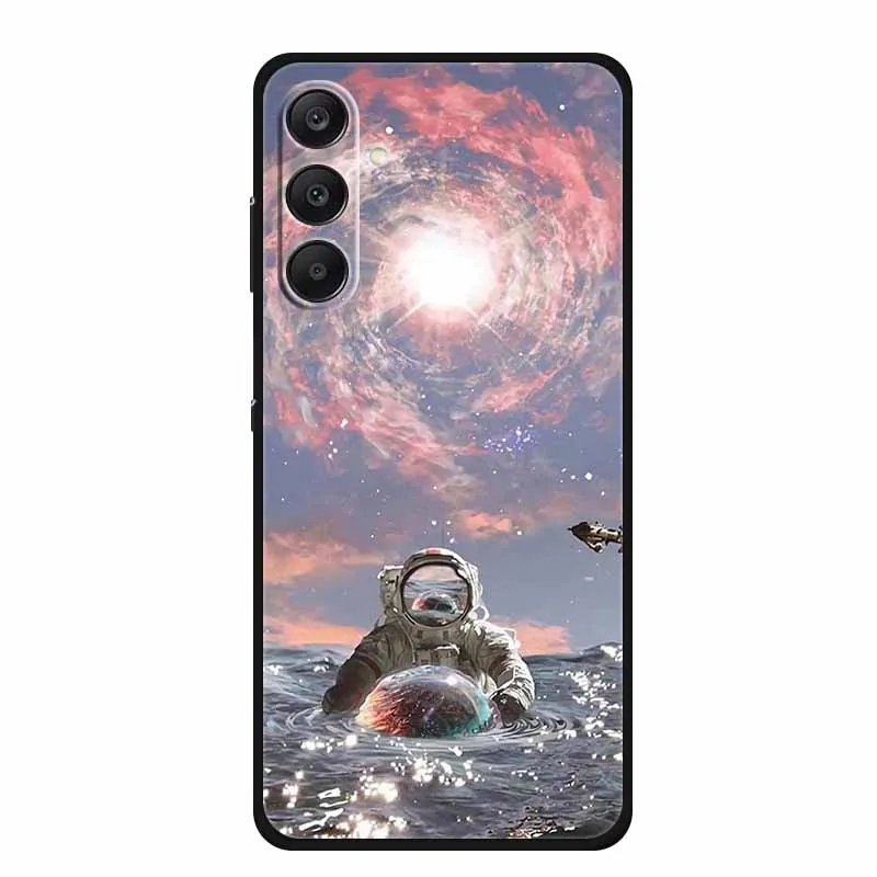 Cool Astronaut Space Soft Silicone TPU Phone Case