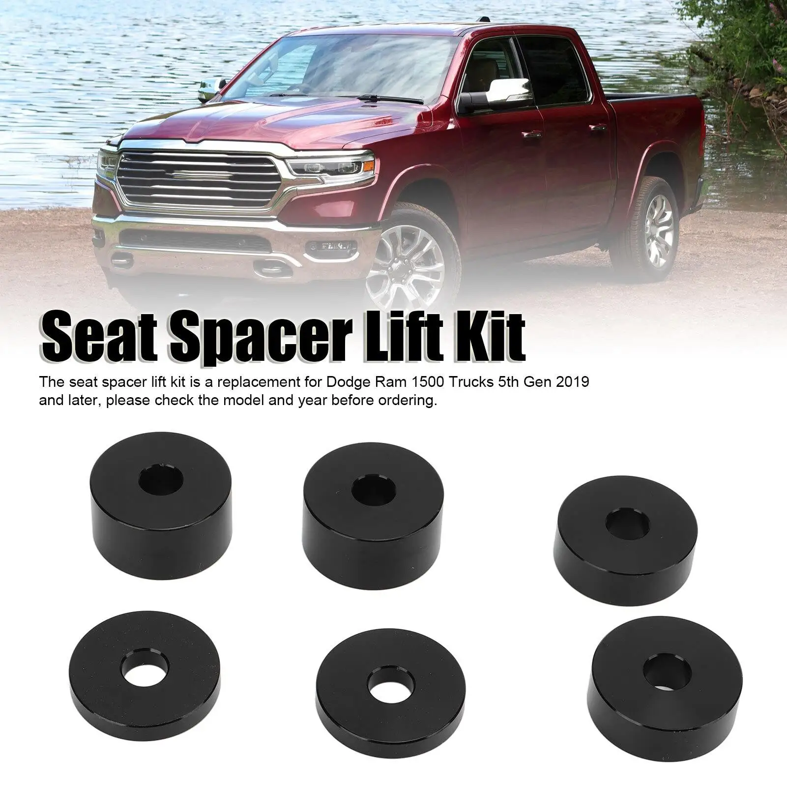 Heighten Kit Height Adjustable Pressure Resistant Front Spacer Lift Kit High Strength Deform Proof for truck