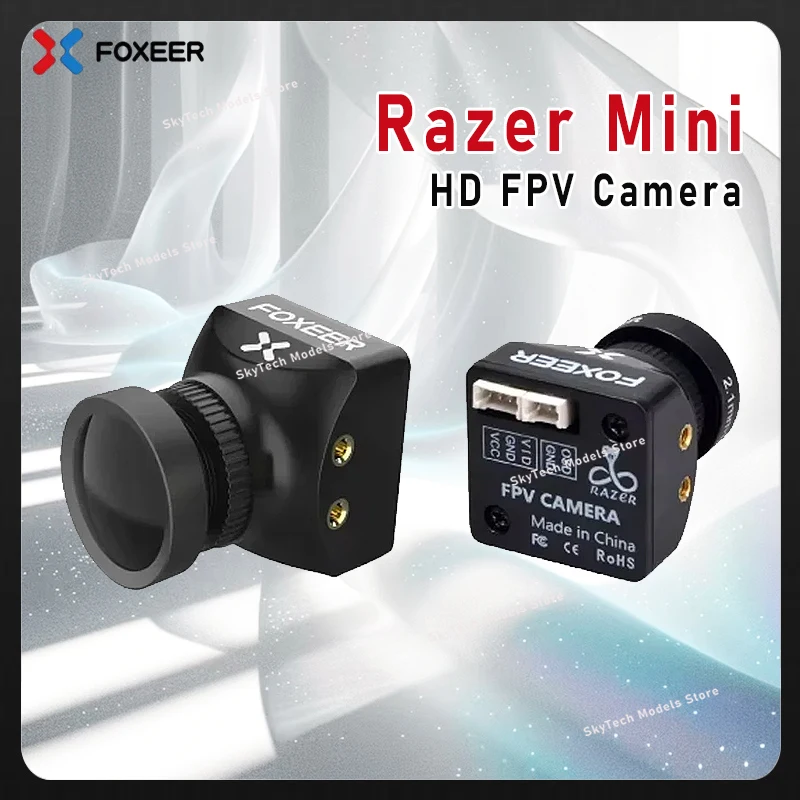 Камера Foxeer Razer Mini V2/V3 HD FPV — 5 МП, объектив M12, 1200 ТВЛ, PAL/NTSC, 4:3/16:9, экранное меню, 4,5–25 В, естественное изображение thumbnail 2