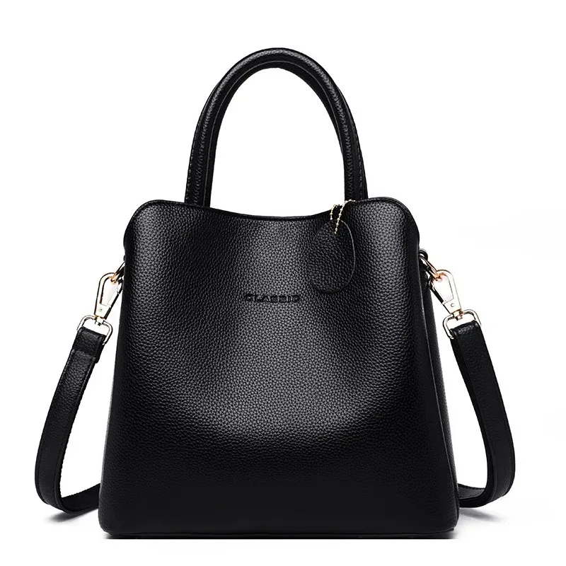 

Leather Handbags Casual Tote Bag Ladies Shoulder Messenger Bags High Quality Luxury Handbags Women Bags Designer Sac a Main