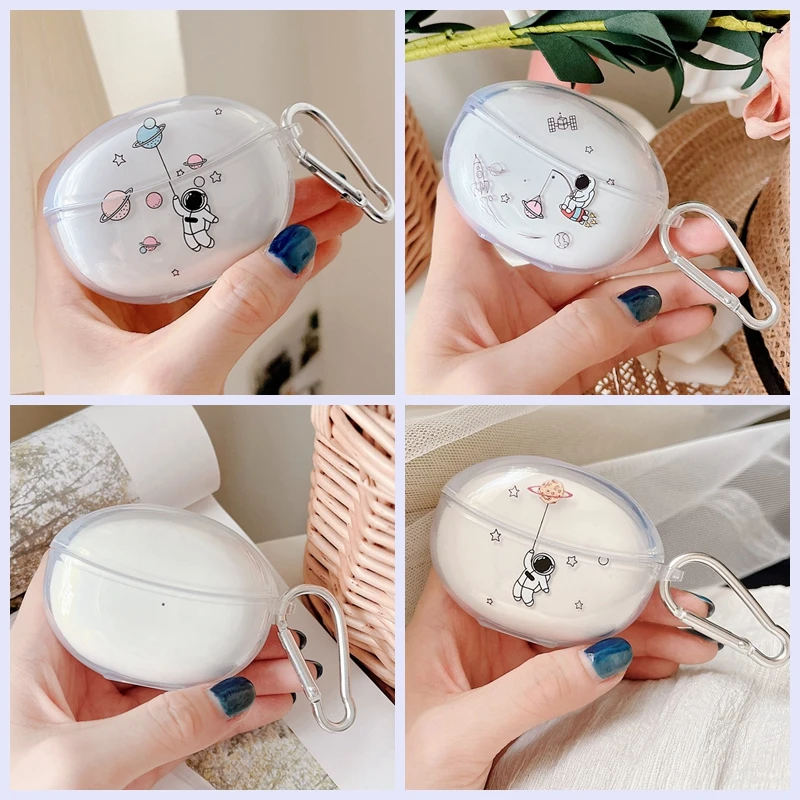 Custodia Per Cartoni Animati Per Lenovo Ht38 Lp12 Tc02 Xt15Pro Xt95Pro Custodia Per Auricolari In Silicone Tpu Trasparente Modello Astronauta Fundas