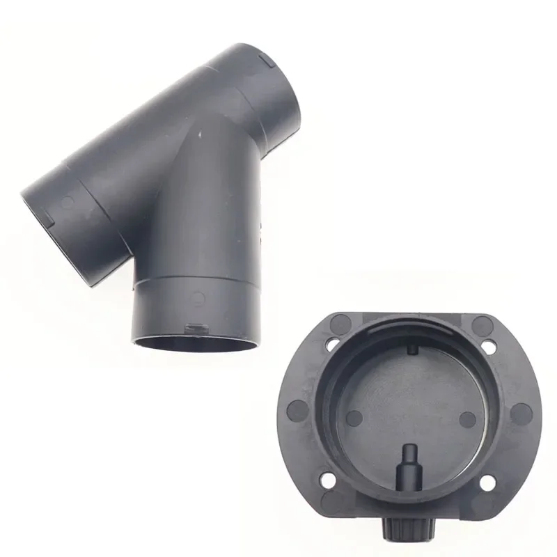 Heater Duct Connector Air Heater Exhaust Connector 60mm/75mm Y Branch T Piece Air Vent Ducting Outlet Connector For Webasto Air Diesel Parking Heater Exhaust w/Regulating Valve
