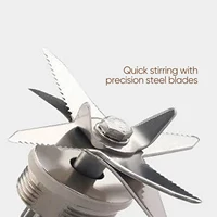 Электрический блендер 3-в-1, 9500 Вт, профессиональный мощный кухонный комбайн, соковыжималка для ледяных смузи, сока, молочного коктейля — изображение 6