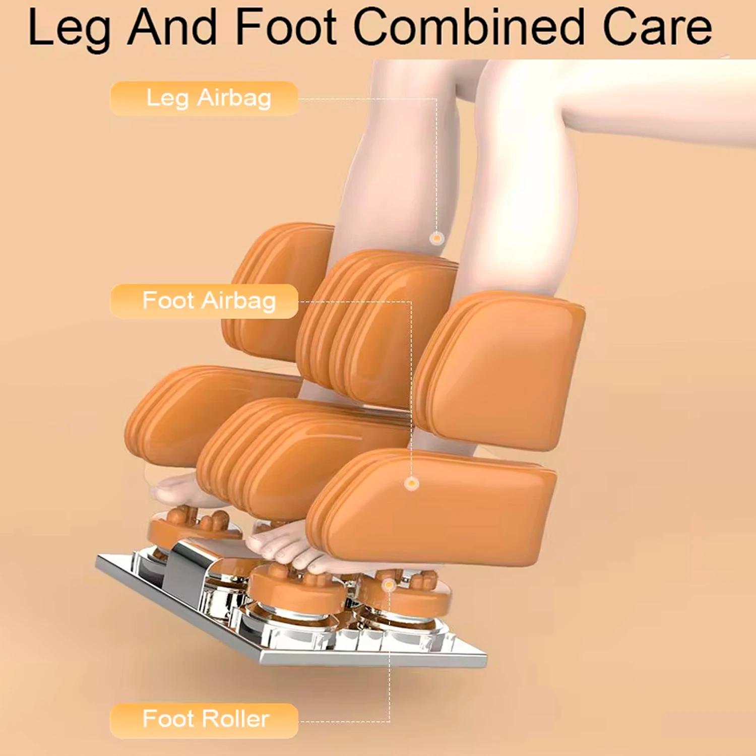 Three Years Warranty UKLife Home Office Heating Multifunctional Massage Chair Full body Airbag Wrapped Zero Gravity Massage Sofa 6