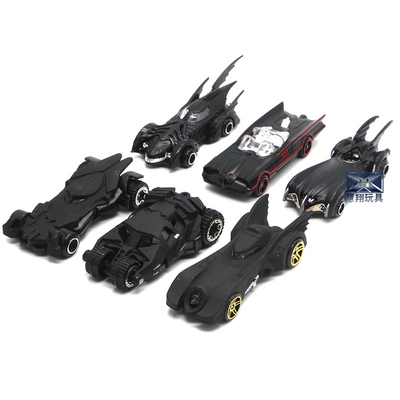 6pcs/set Batmobile Alloy Set Model Cars DC Batman Tumbler 6 Generation Tank Combination Home Decoration Car Toys for Children 5