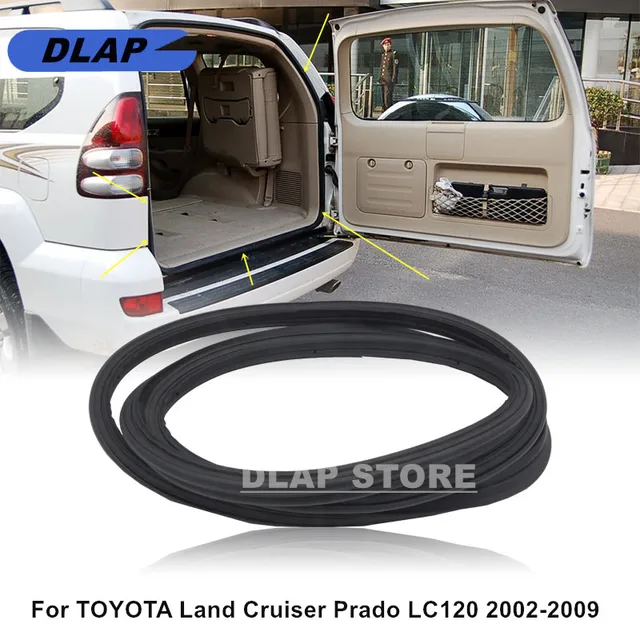 バックドアウェザーストリップパネルトヨタランドクルーザープラド 120  