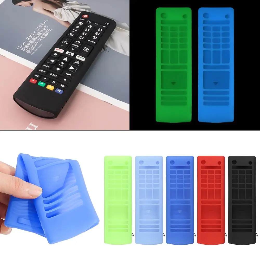 원격 제어 케이스 실리콘 보호 케이스 LG AKB75095307 AKB74915305 AKB75375604, 충격 방지 원격 제어 커버