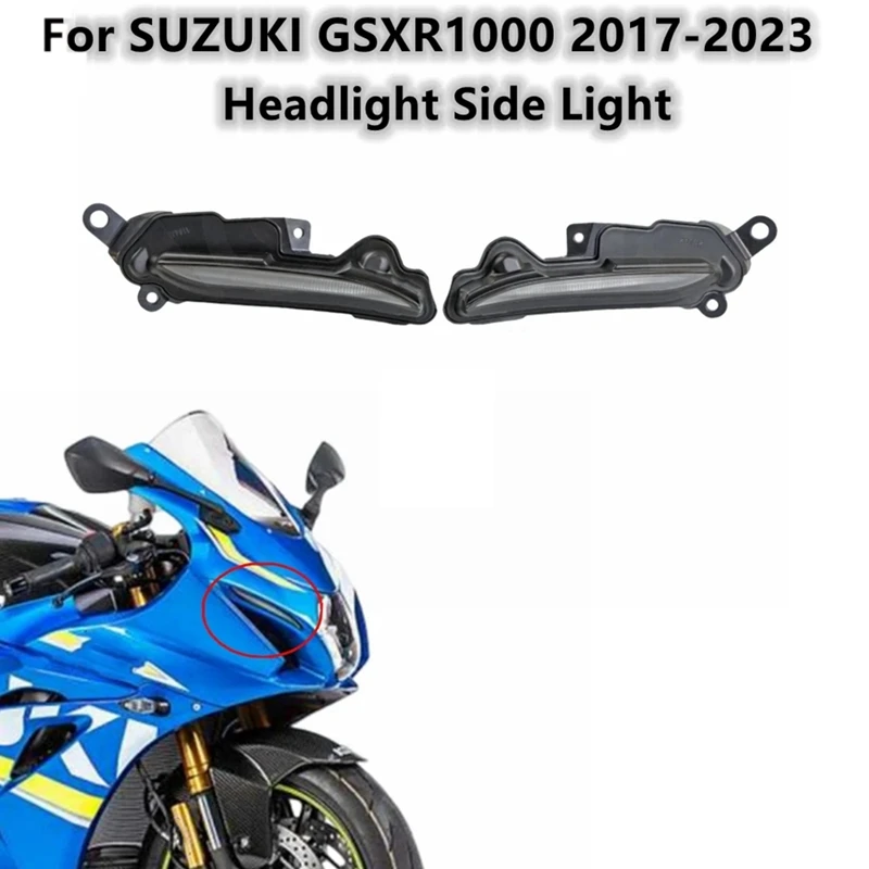 

Подходит для SUZUKI GSXR1000 GSXR 1000 2017 - 2023 Автомобильная фонарь передняя противотуманная декоративная боковая лампа аксессуары L7 L8 L9 L20 K17