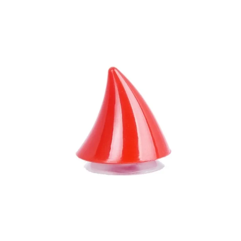 1-4 Pairs of Motorbike Helmets Male and Female Models Devil Horns Decoration E-bike Helmets Suction Cup Decoration