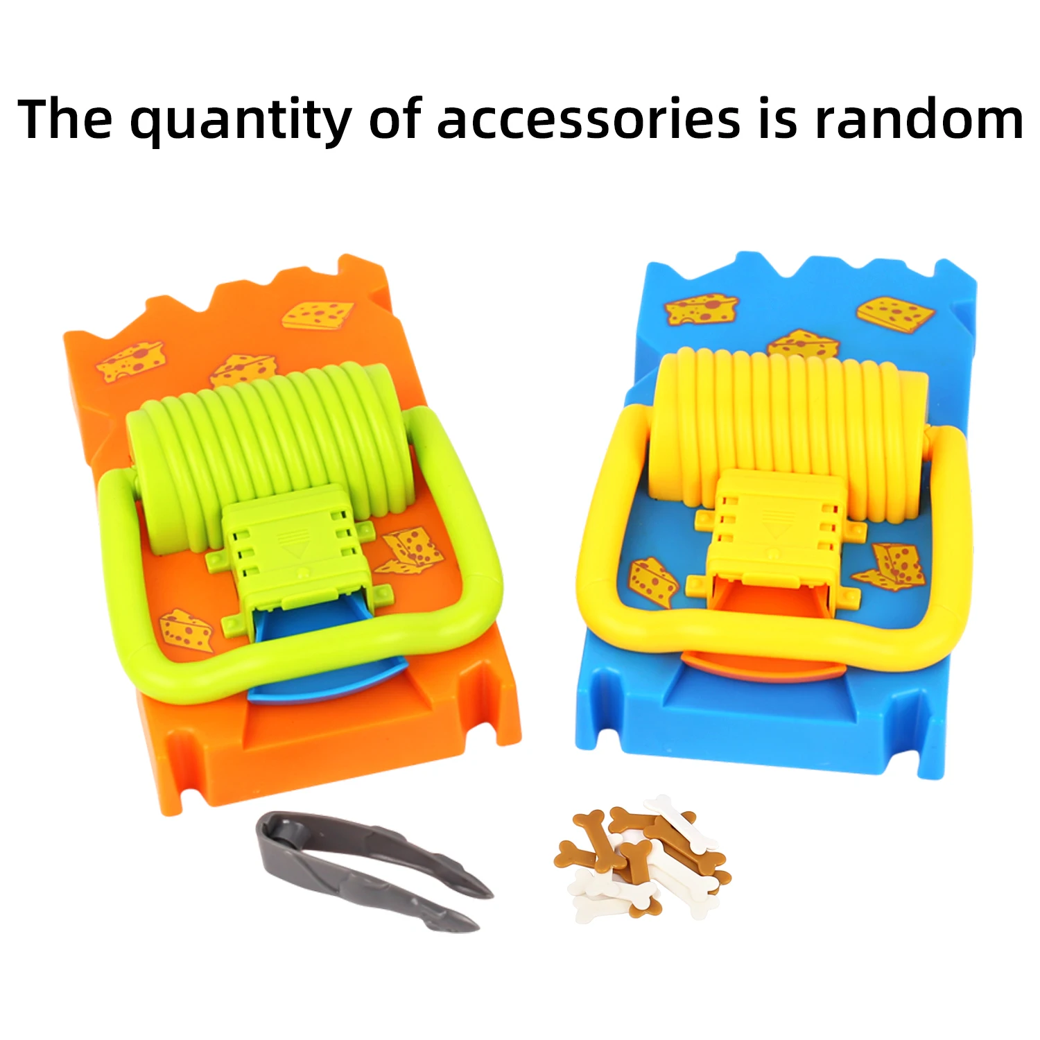 Trick mouse clip prank toy clip hand clip bone toy mouse clip puzzle hands-on brain parent-child interaction 5