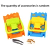 Trick mouse clip prank toy clip hand clip bone toy mouse clip puzzle hands-on brain parent-child interaction 5