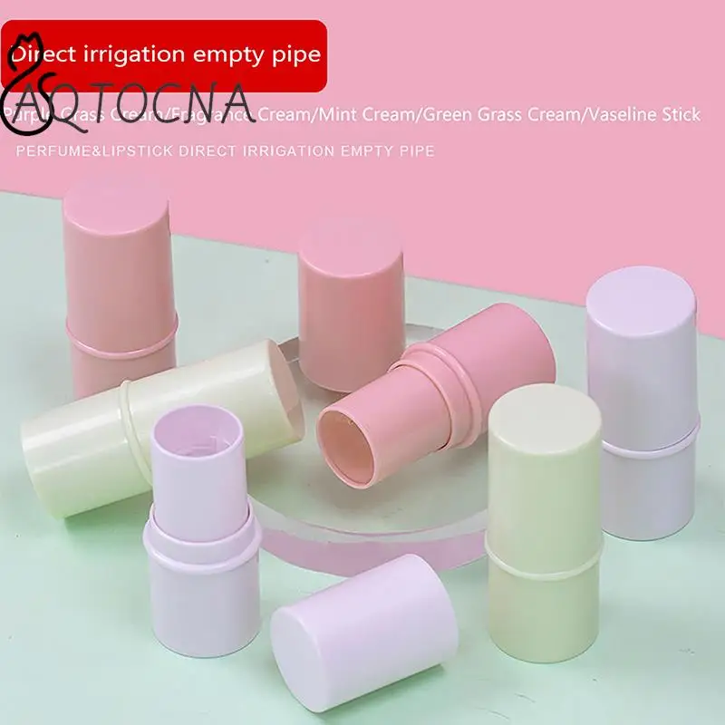

1pc 6g Refillable Lipstick Tube Lip Balm Container Empty Cosmetic Containers Lotion Container Travel Bottle