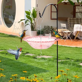 Hanging Bird Bath Feeder 1