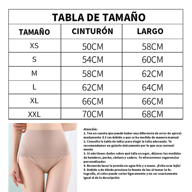 Talla Correcta Que Talla Es L En Ropa Interior Mujer Sencillos