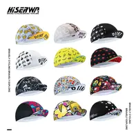HISERWA Classic Retro Cycling Caps Beer Coffee Ice Cream Cartoon Polyester Cycling Caps Bicycle Quick Dry Sports Hats Summer 1