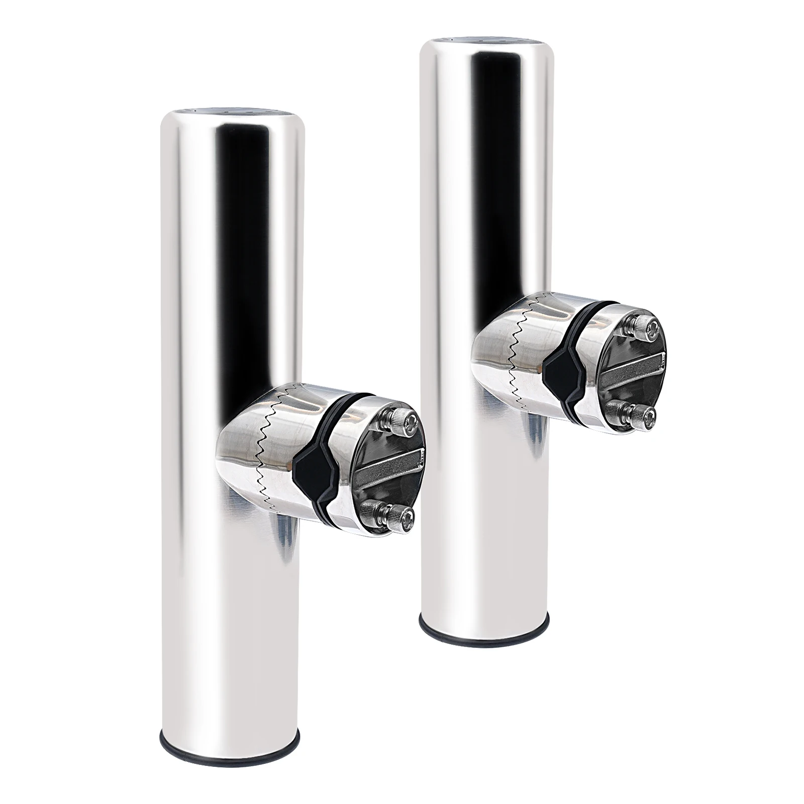 Support DE Canne À PÊCHE En Acier Inoxydable À 3 Tubes Accessoire Marin