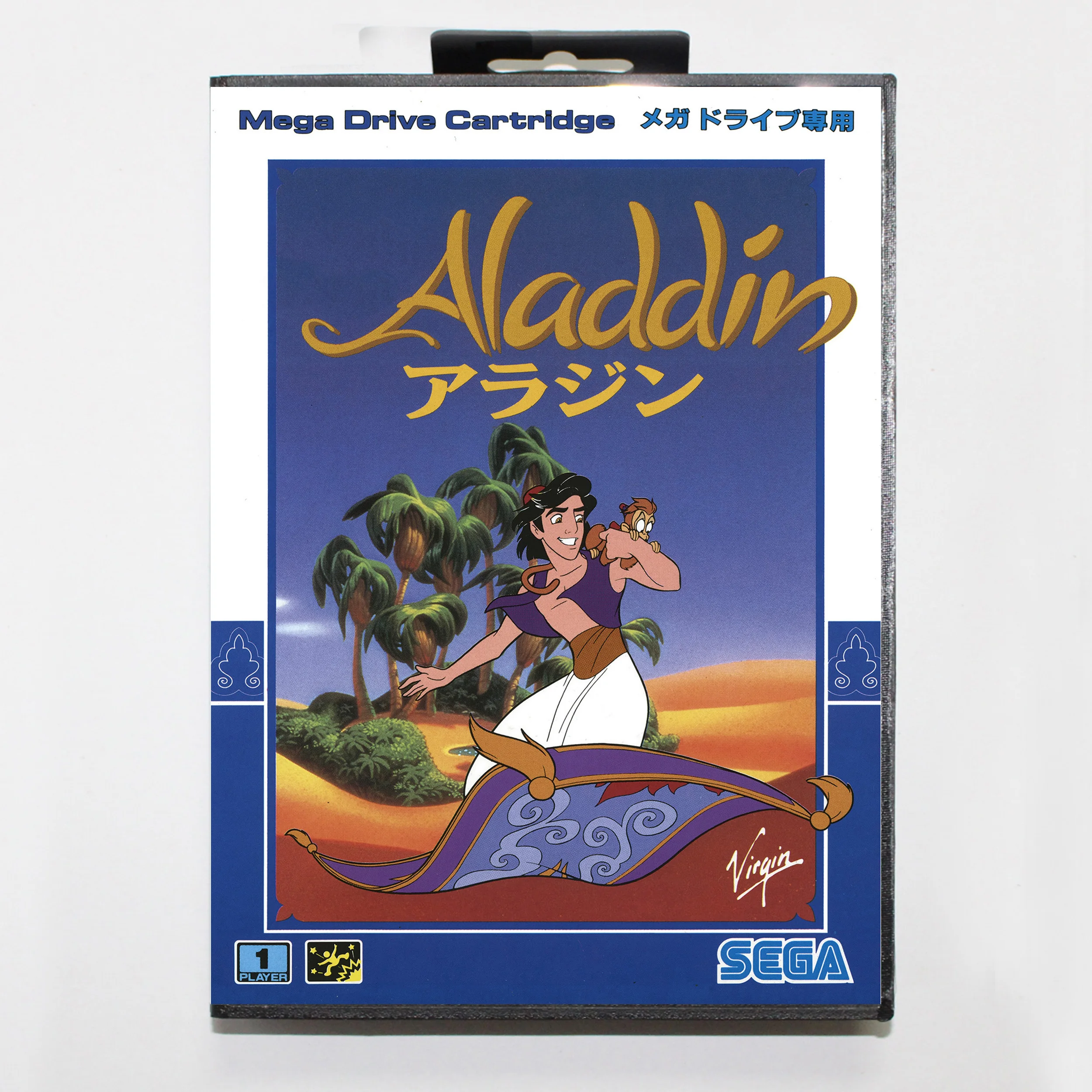 Aladdin 16bit Md Game Card For Sega Mega Drive Genesis With Jp Cover Retail Box Aliexpress