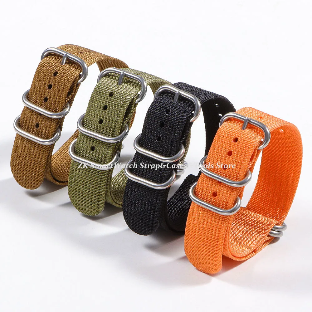 Premium Nylon Military Sport Watch Strap - Breathable Men's Wristband Accessory