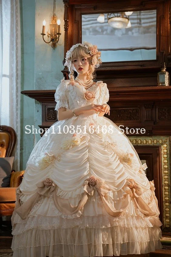 フラワープリンセスロリータドレスセット