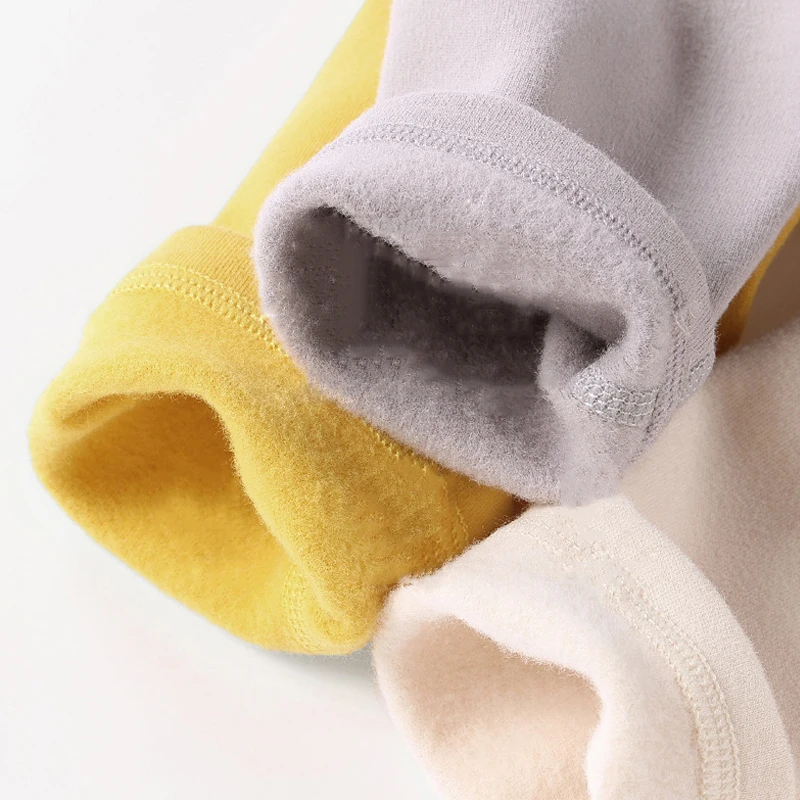 Winter Boys Thermal Underwear Sets Autumn Winter Girls Long Warm Comfortable Children Home Sleepwear Kids Soft Fluff Nightwear baby underwear set