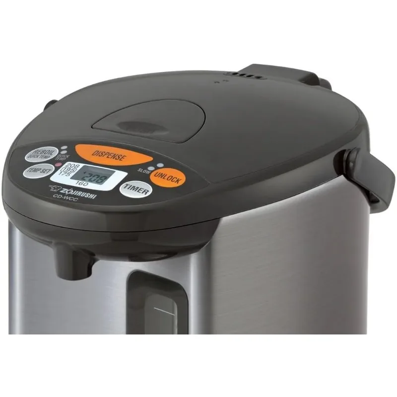 Zojirushi CD-WCC30 Micom Water Boiler and Warmer (101 oz, Silver Dark Brown) 2