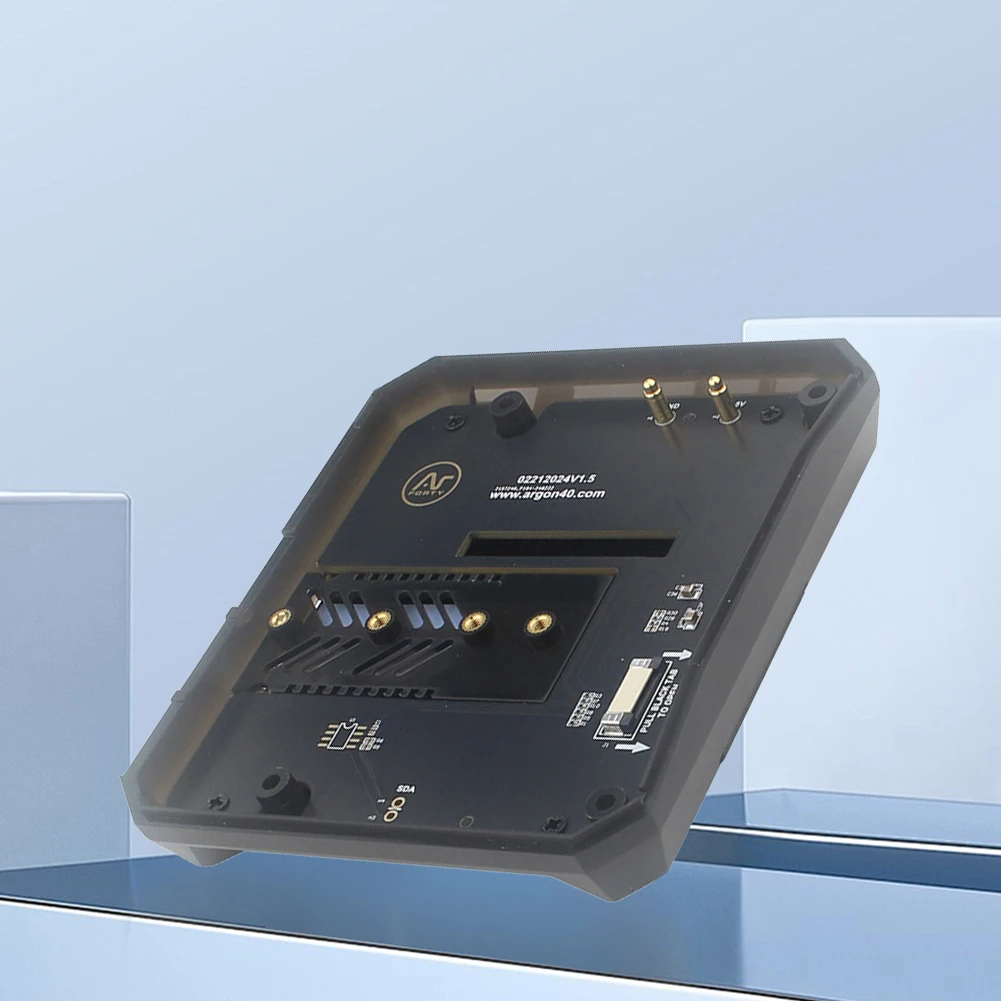 M.2 NVME PCIE 케이스, 라즈베리 파이 5 케이스에 적합, 알루미늄 전원 단추 및 선풍기 지지대 2230 2242 2260 2280