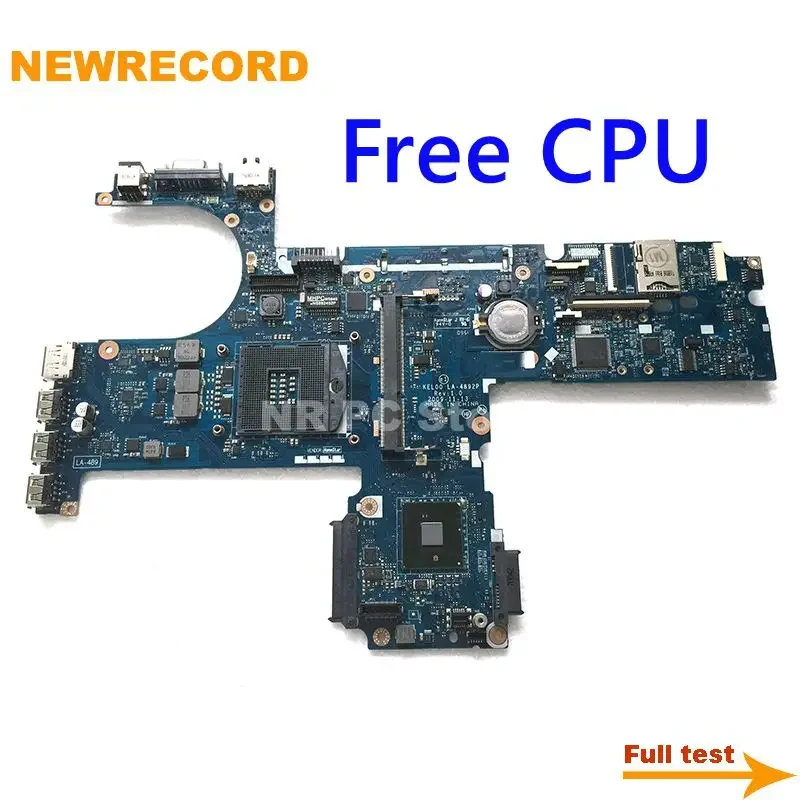 

For 593842-001 HP Probook 6440B 6540B Laptop Motherboard KEL00 LA-4892P HM57 DDR3 Free CPU Full Test Main Board