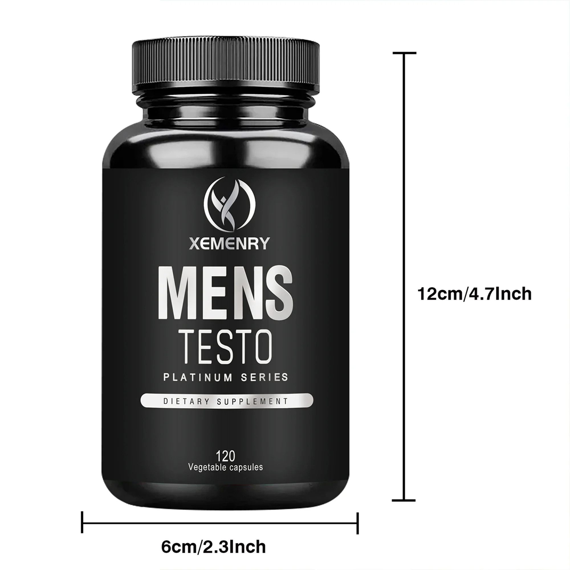 Men's Supplements-Reduces Fatigue, Enhances Male Function, Supports Muscle Growth, Vascular Function and Energy-120 Capsules