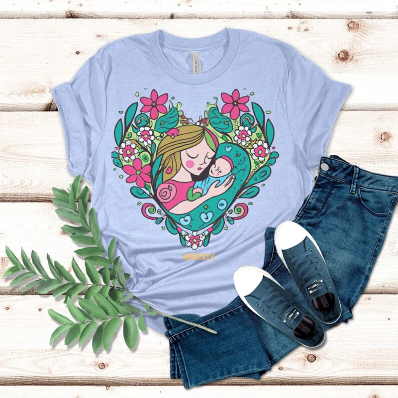 Женская футболка с коротким рукавом, круглым вырезом и надписью