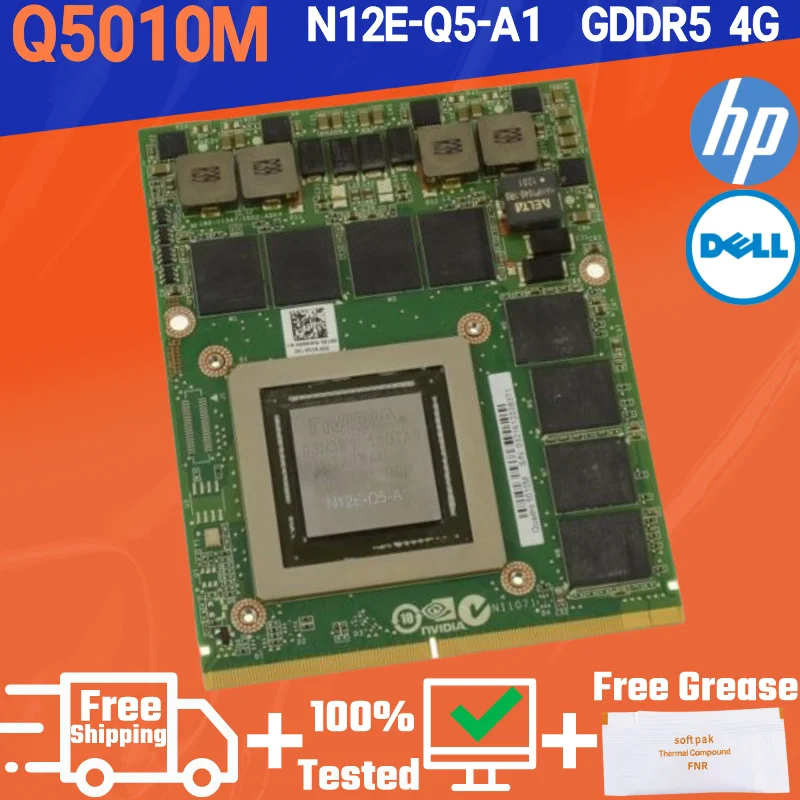 Видеокарта Quadro 5010M Q5010M VGA графическая карта памяти GDDR5 4 ГБ для Dell M6600 M6700 M6800 M15X HP 8760