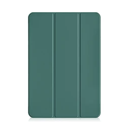 Premium Tri - Folding Stand Case with Soft TPU Back - Lenovo Tab 10.1 2025 (Dark green)